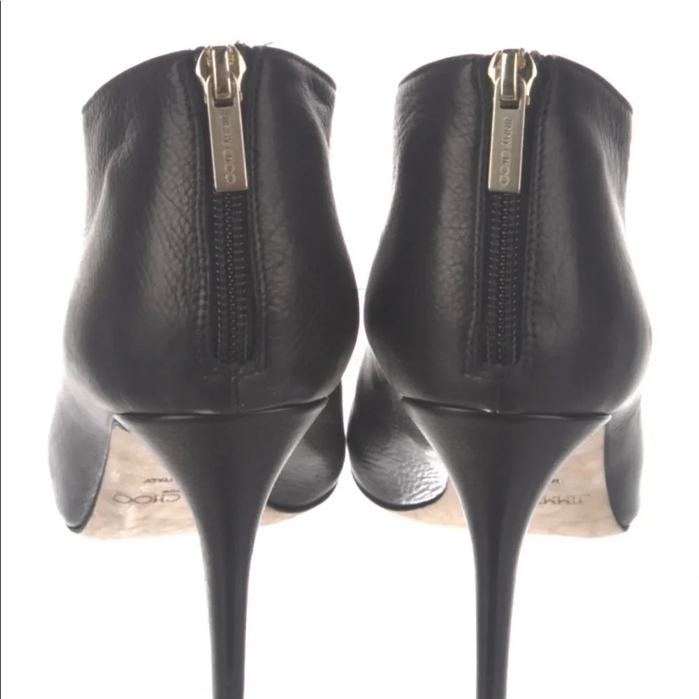 Jimmy Choo Leather Ankle Boots - Picture 2 of 4